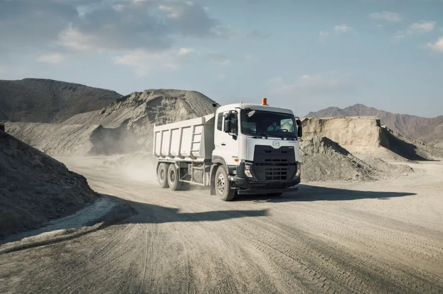 UD Dump Truck in sand