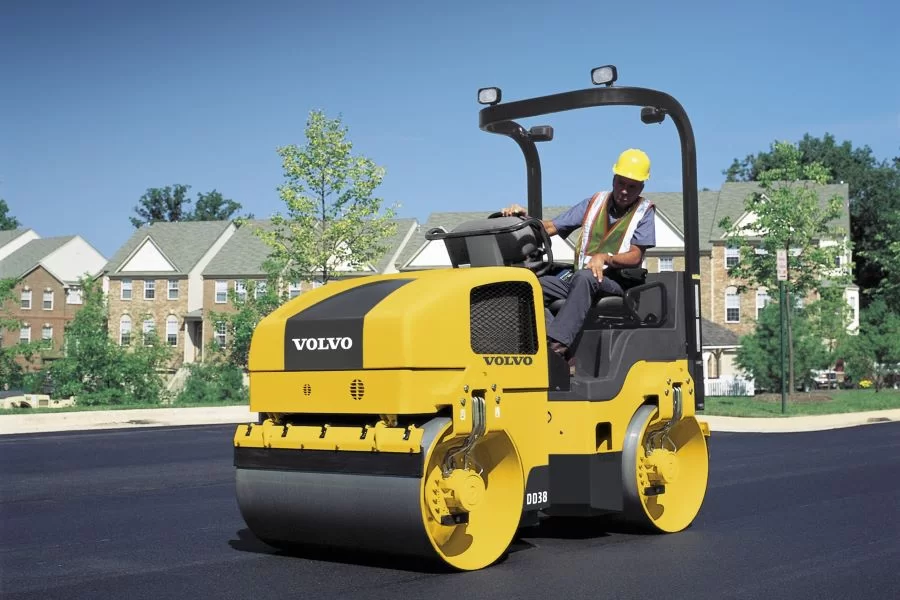 road roller from volvo