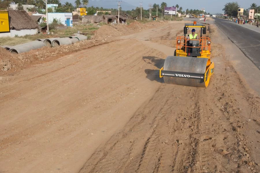 volvo road roller