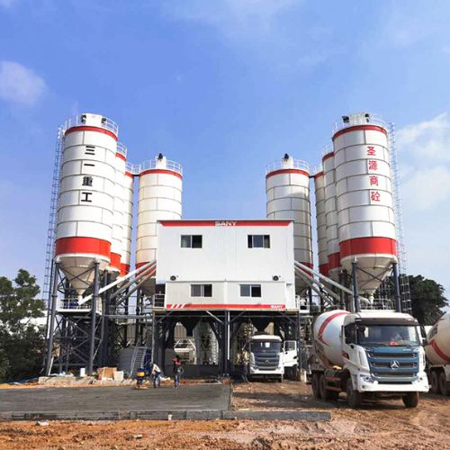 Batching plant_with mixer