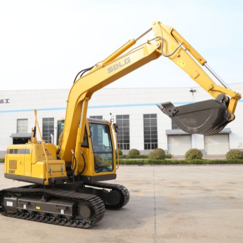 SDLG E680F Excavator Sideview