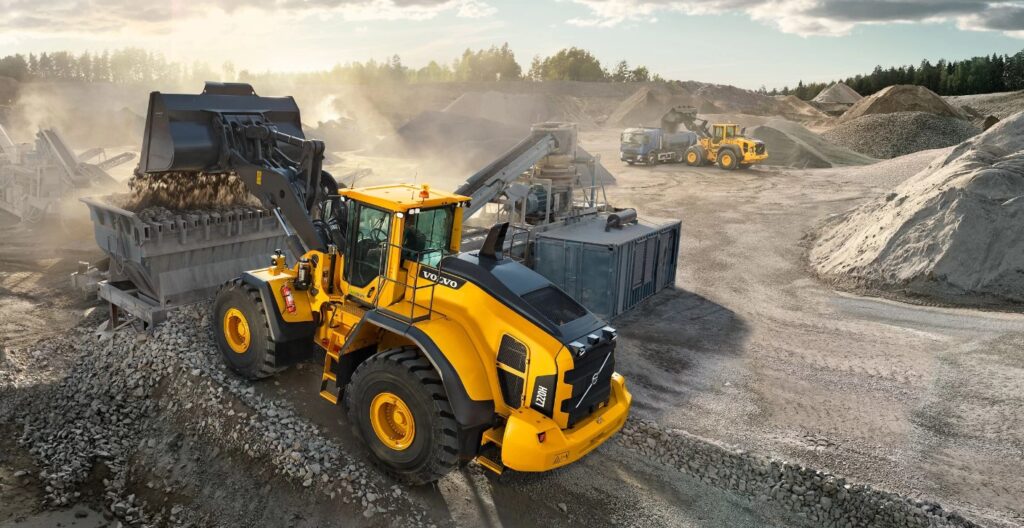 Volvo Wheel Loader L220H on site