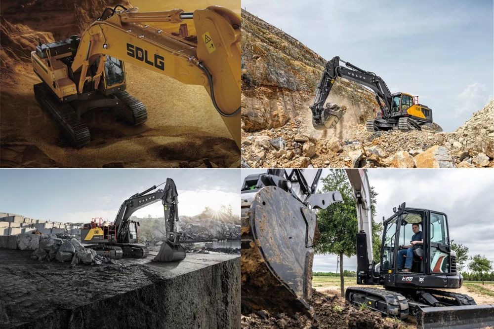 heavy equipment excavators civic tiles