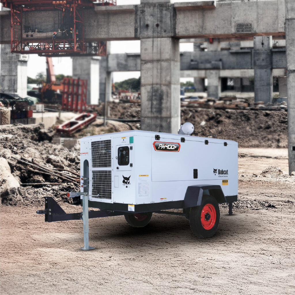 Bobcat PA400p in construction site