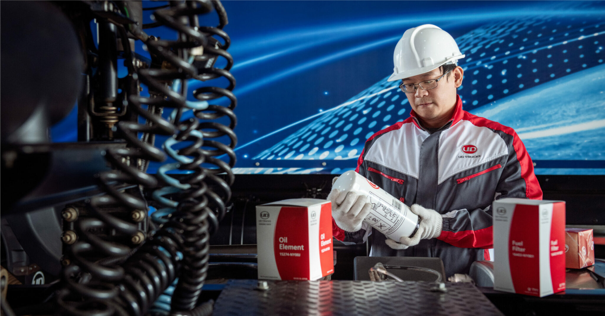 UD Trucks genuine filter range UD trucks range filter scaled