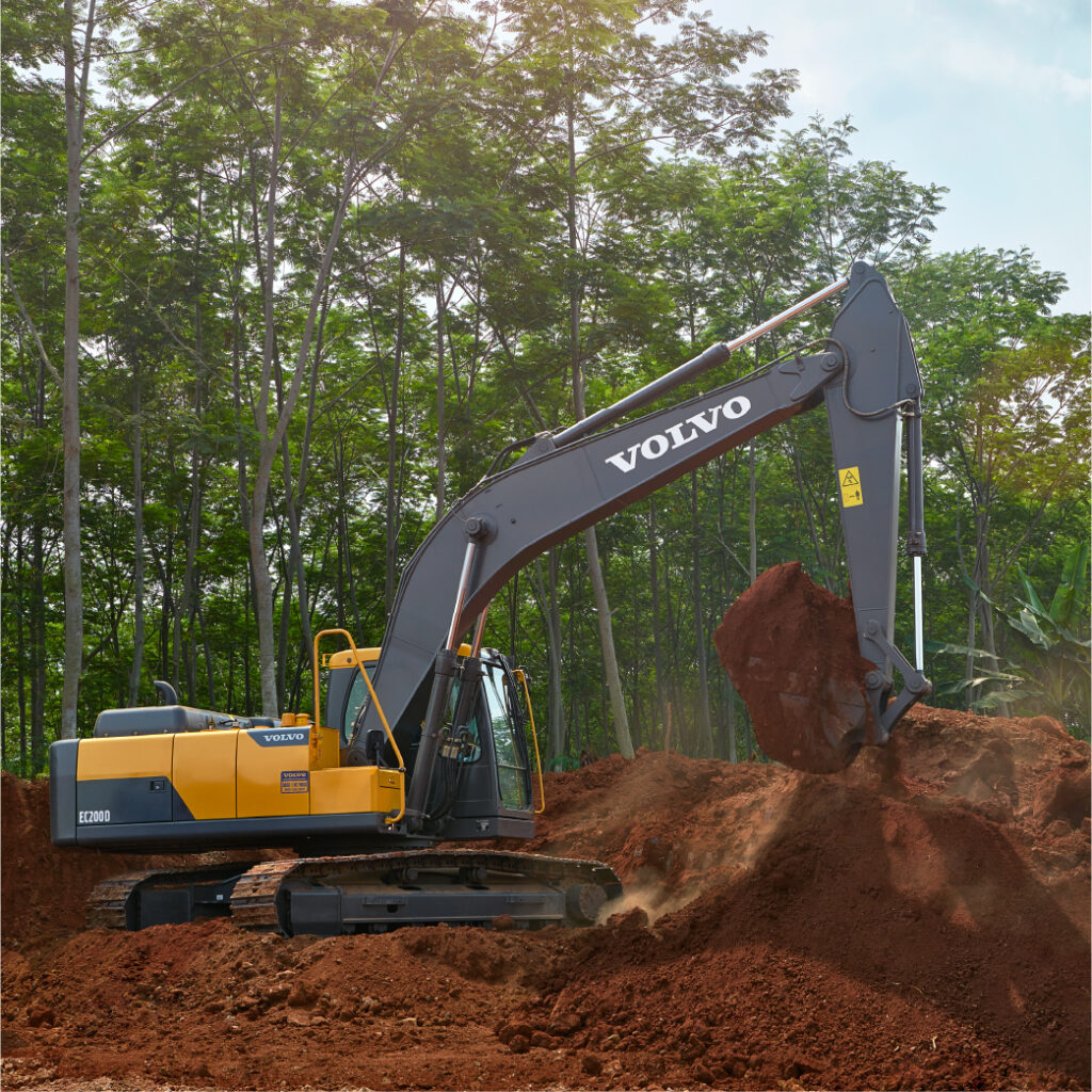 VCE EC200D construction site sustainable