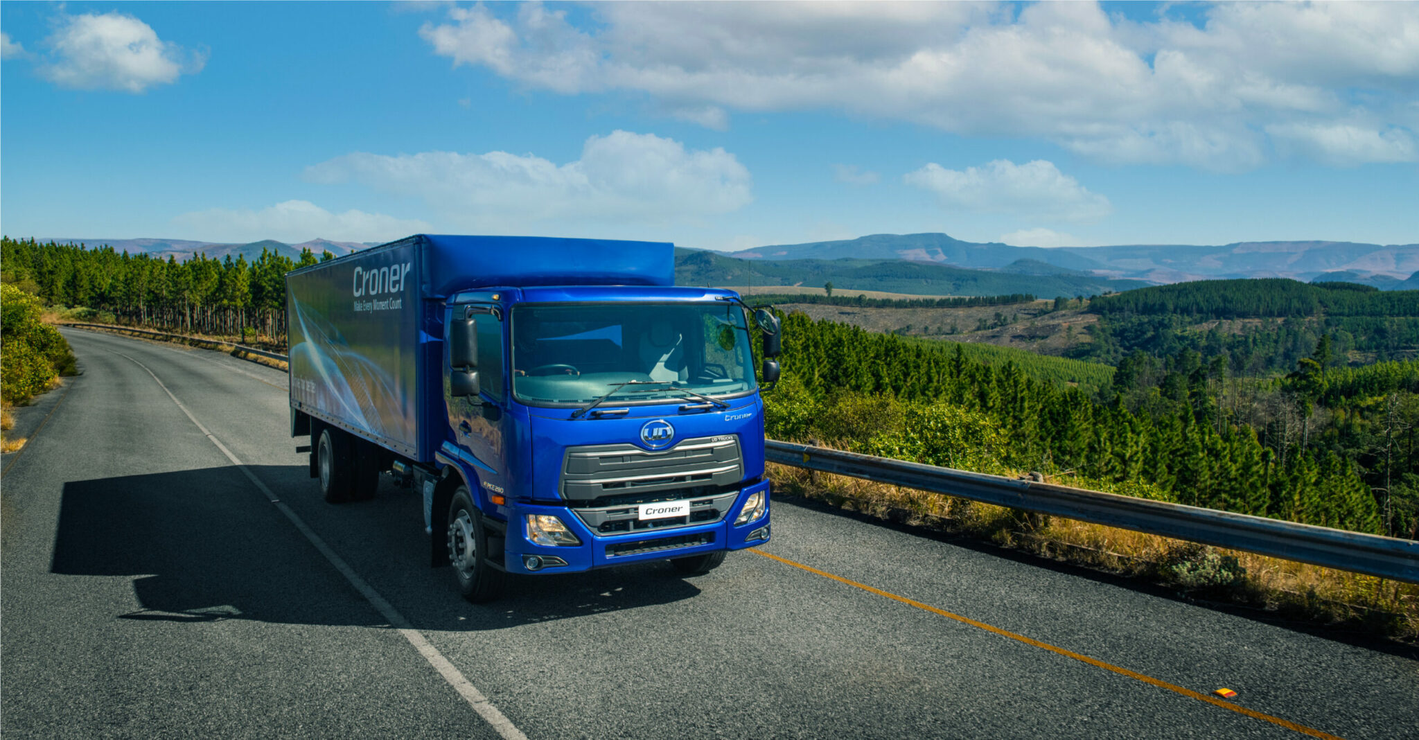 UD croner highway in green background