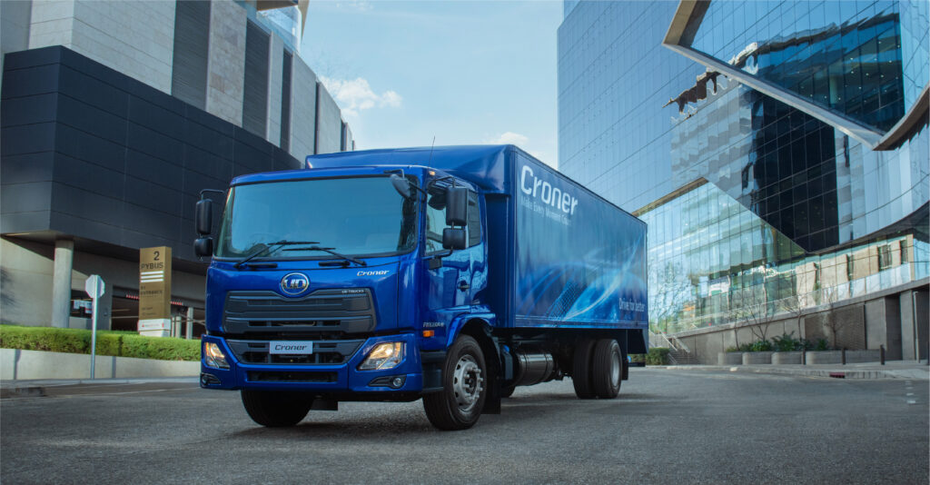 UD croner in the city logistics