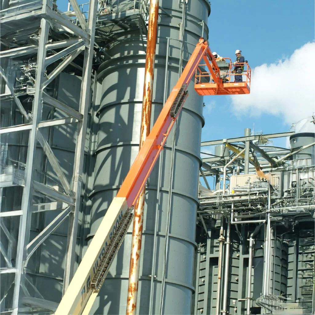 jlg telescopic boom lift 1200SJP Gas