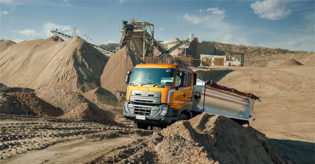 UD trucks in construction site UD trucks range filter copy 4 1 1024x534