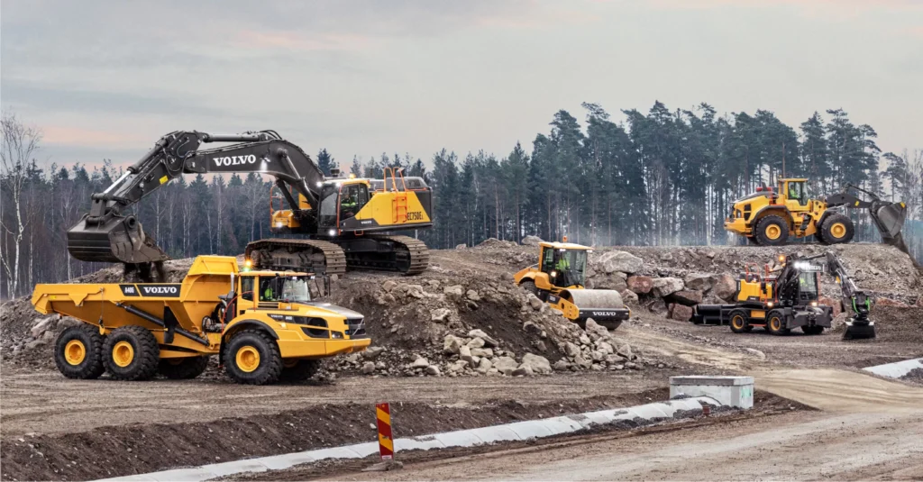 volvo construction equipment range in construction site 07 2048x1069
