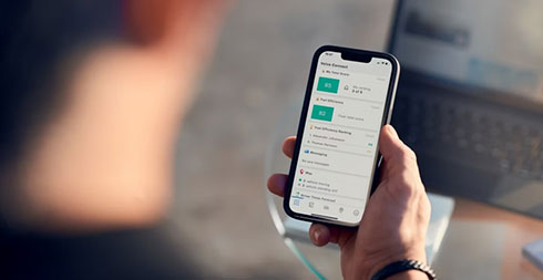 volvo connect app on smartphone