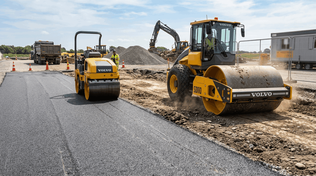 Vibratory soil compactor and asphalt vibratory roller